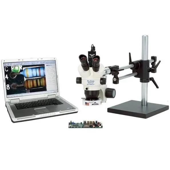 OC White Trinocular Microscope with HD Camera