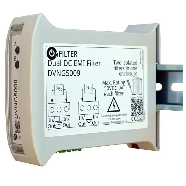 OnFILTER DIN Rail DC Filter