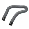 2m Soft Grey Flexible Hose - connects 60mm dia port to Table Assembly, Pre-Filter, Aluminium Arms, etc