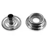 10 mm Male Snap 2 piece set - 1 x post + 1 x male snap. Pack of 100 sets