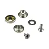 Multi-pack, 2-piece Male & Female snap with screw-in base