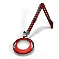 OC White 152mm  Dia. 6 LED Magnifying Lamp w/ Clamp Base