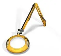 1. OC White 190mm Dia. 12 LED Magnifying Lamp w/ Clamp Base thumbnail