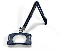 OC White 178 x 133mm, 12 LED Magnifying Lamp w/ Screw Base