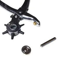 Fitting Kit: Comprises of Revolving Hole Punch Pliers & 2 part press stud assembly tool.