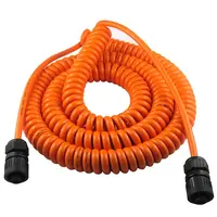 TIMM 15m Coiled Grounding Cord - Quick Connect